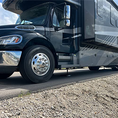 Ekon OX BLOX Ultra Trailer Jack Block - Universal RV Leveling Blocks - Durable & Stackable - For All Jack Types - 100% Recycled Plastic - Works For Class A Motorhomes - Image 5