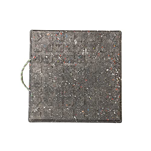 Ekon OX BLOX Ultra Trailer Jack Block - Universal RV Leveling Blocks - Durable & Stackable - For All Jack Types - 100% Recycled Plastic - Works For Class A Motorhomes - Image 3