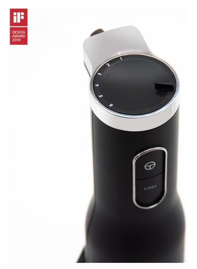 Dorsch Danish Design Hand Blender HB600 | 800W Powerful Motor, Turbo Function, 6 Speed Control | Multi-Function Set with Masher, Egg Whisk, Chopper, Beaker | Stainless Steel Blades, BPA-Free, Ergonomic Design | Compact, Easy to Clean (Full Set) - Image 5