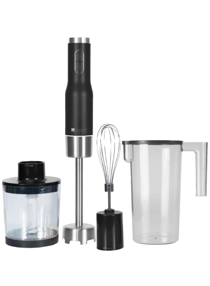 Dorsch Danish Design Hand Blender HB600 | 800W Powerful Motor, Turbo Function, 6 Speed Control | Multi-Function Set with Masher, Egg Whisk, Chopper, Beaker | Stainless Steel Blades, BPA-Free, Ergonomic Design | Compact, Easy to Clean (Full Set) - Image 3