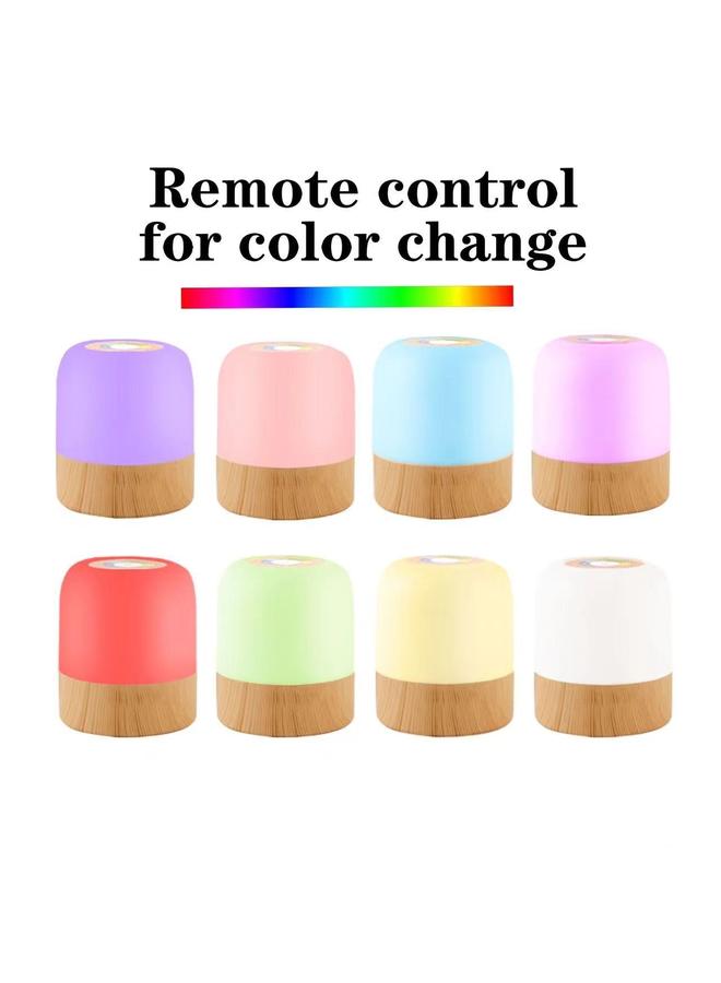 Bluejw New Nightlight Rechargeable Remote Control Bedroom Bedside Sleep Baby Baby Feeding Eye Protection Children's Desk Lamp - Image 3