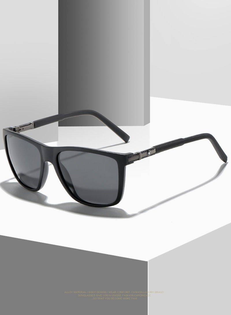 Sharpdo TR Polarized Square Sunglasses for Men UV Protection Casual - Image 2