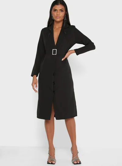ELLA Belted Blazer Dress