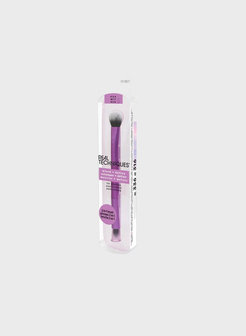 REAL TECHNIQUES Dual Ended Blend & Define Brush - RT 336