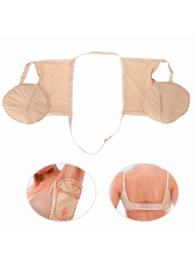 Agatige Armpit Sweat Pad, Reusable Washable Cotton Armpit Sweat Guard Bra Underarm Sweat Absorbent Pad for Women - Image 4