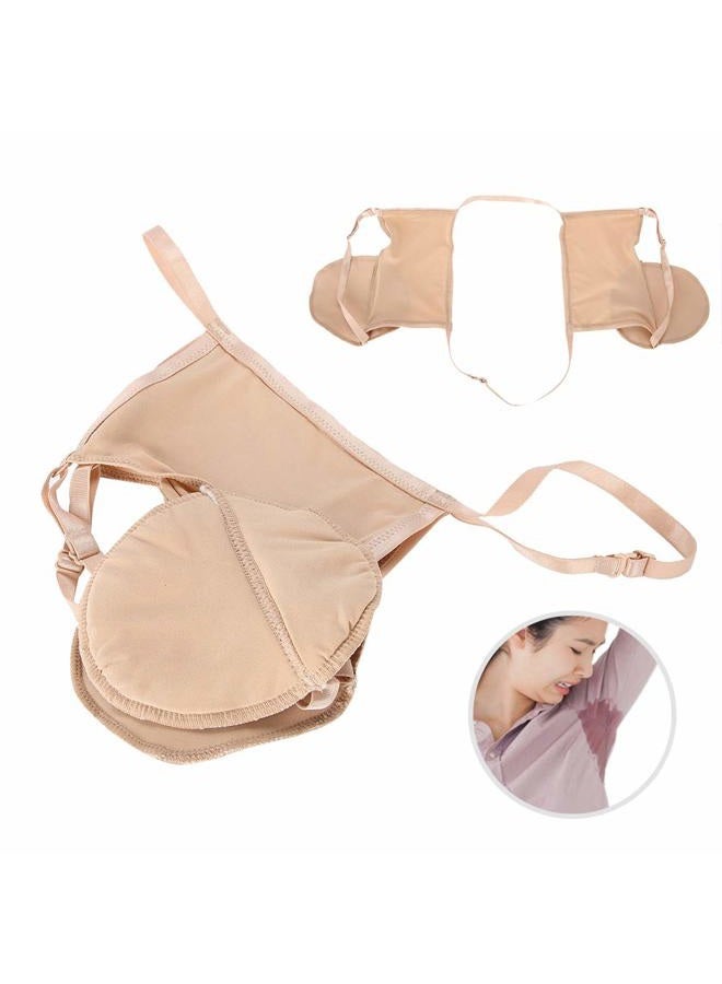 Agatige Armpit Sweat Pad, Reusable Washable Cotton Armpit Sweat Guard Bra Underarm Sweat Absorbent Pad for Women - Image 3