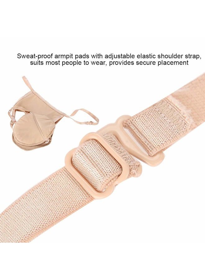Agatige Armpit Sweat Pad, Reusable Washable Cotton Armpit Sweat Guard Bra Underarm Sweat Absorbent Pad for Women - Image 5