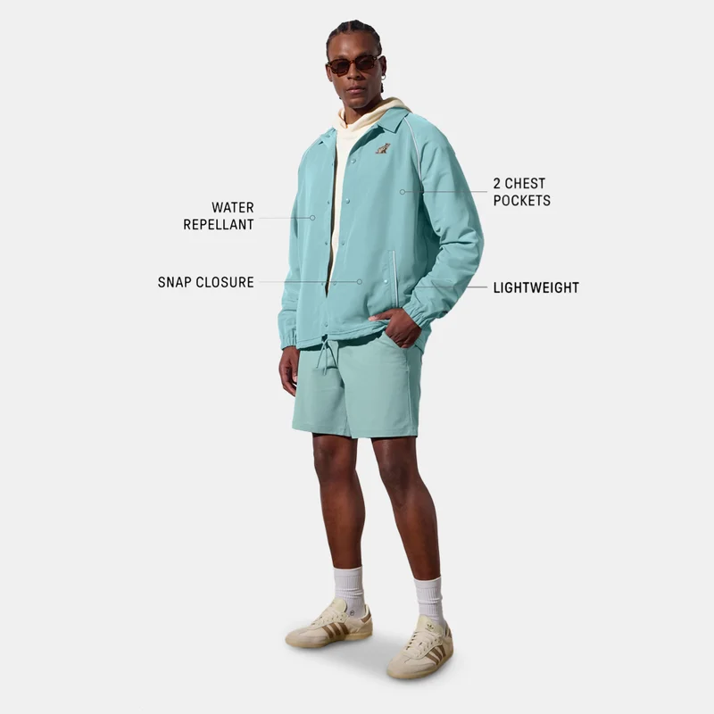 Fabletics Green Men's The Outpost Coaches Jacket for Women | Best Price UAE