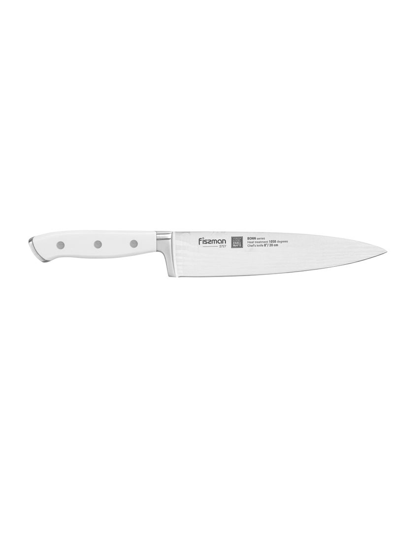 Fissman 8'' Chef's Knife Bonn Series, with Sharp Blade and Sturdy Non Slip Handle, Minimalist Design, Stainless Steel, Suitable for Home Restaurant  - Image 5