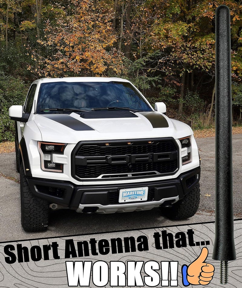 AntennaMastsRus 6 3/4 Inch Short Rubber Antenna for Ford Flex (2009-2018) - German Engineered with Internal Copper Coil - Image 5