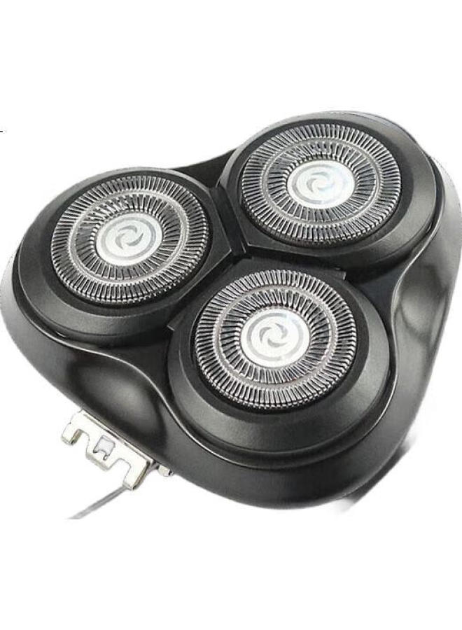 Purpavwinner Replacement Shaver Head For Flyco Electric Shaver Fs900/903/920/921/922 - Three Blades + Three Nets + Blade Holder + Head Cover - Image 3