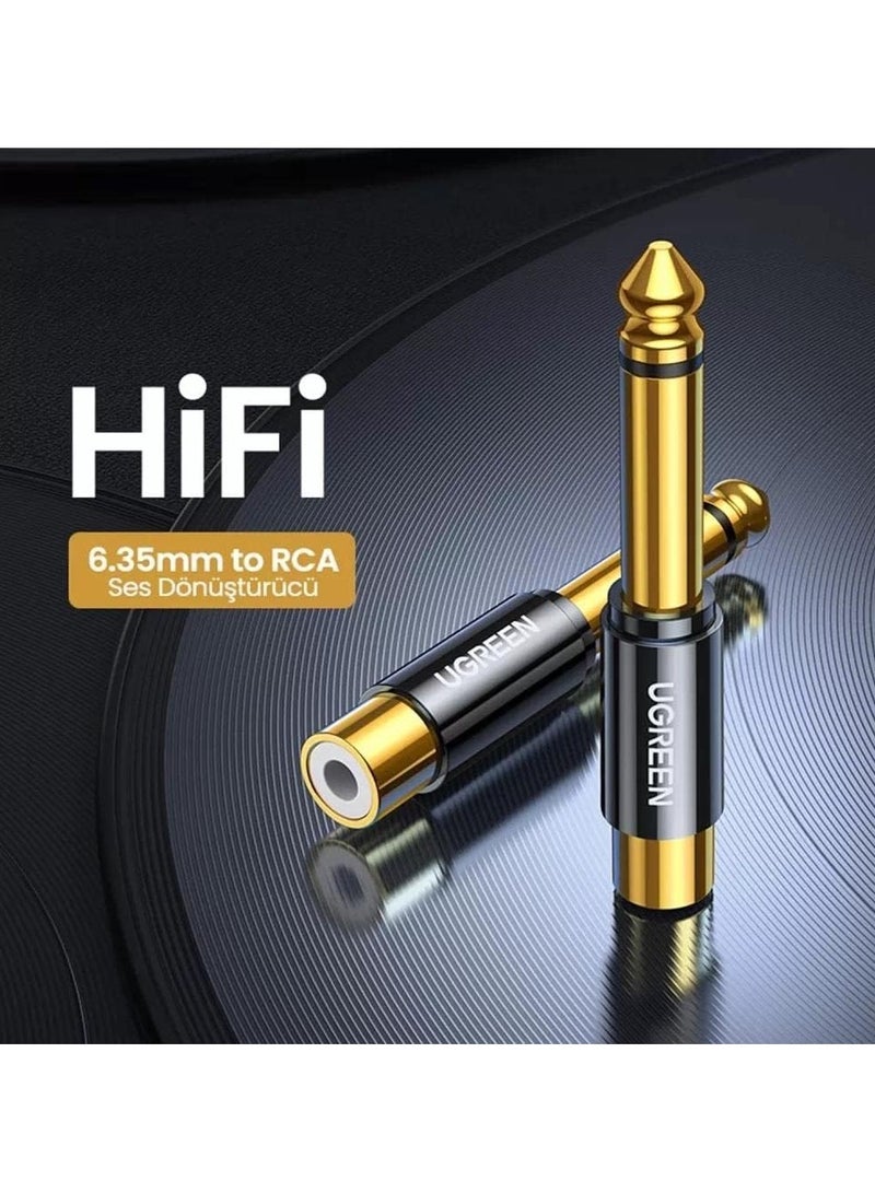 Ugreen 6.35mm Male to RCA Female Adapter - - Image 3