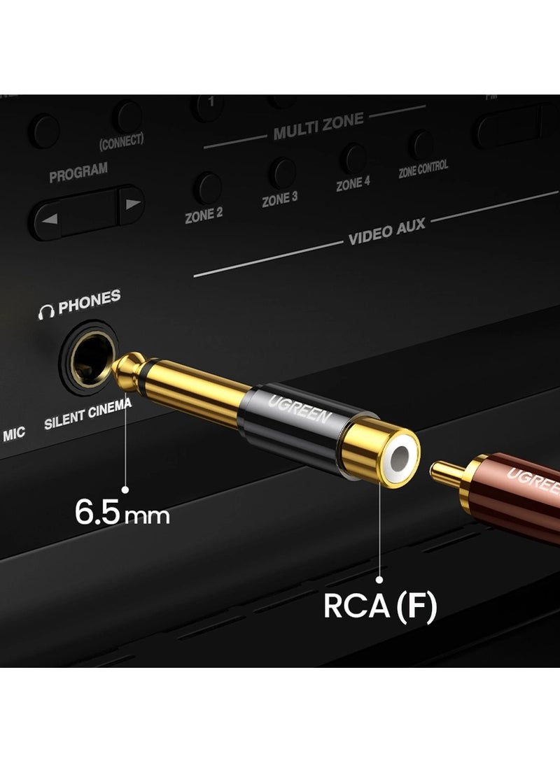 Ugreen 6.35mm Male to RCA Female Adapter - - Image 2