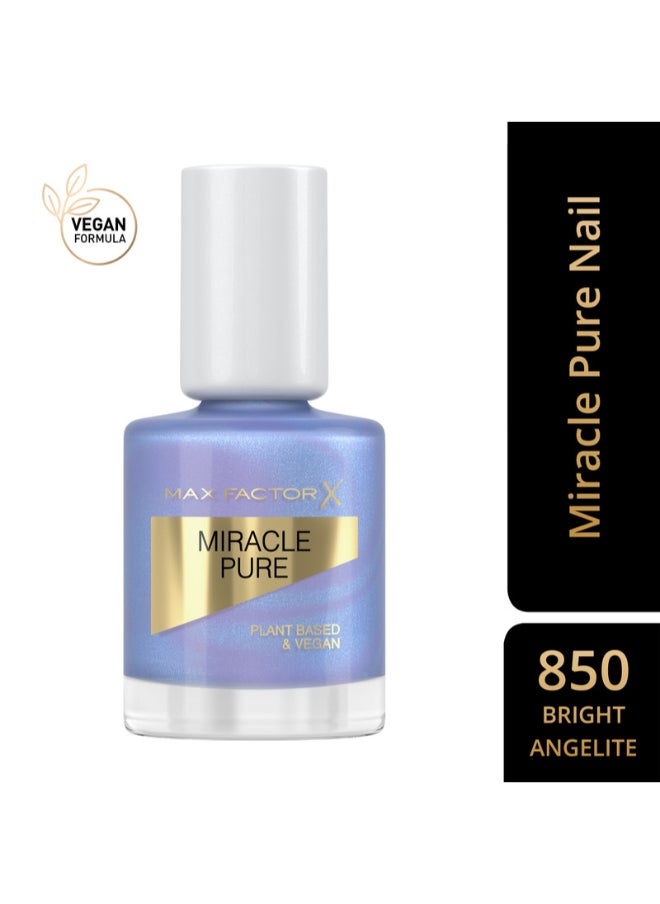Max Factor Miracle Pure Nail Polish, Healing Crystal Collection - Bright Angelite, 12Ml  - Image 2