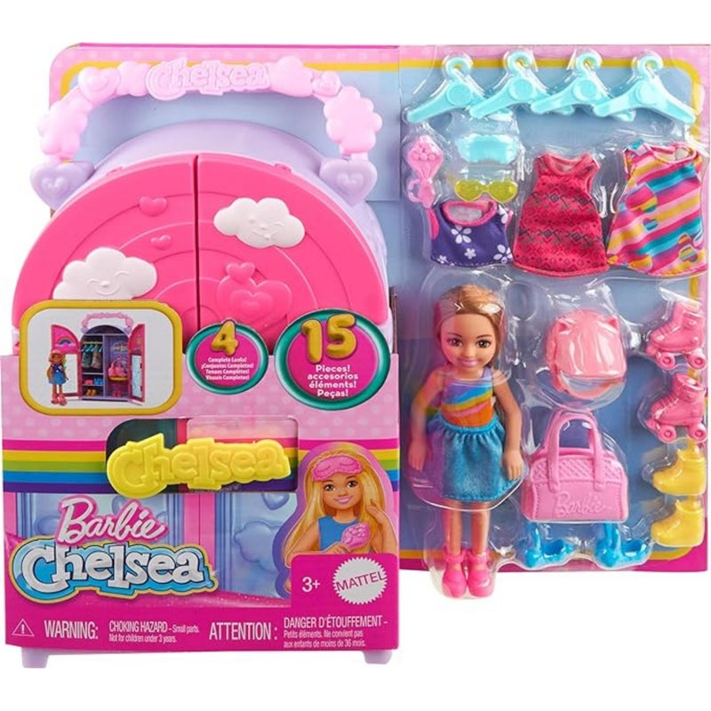 Barbie Chelsea Club Chelsea & Closet (15 Pieces) - Image 2