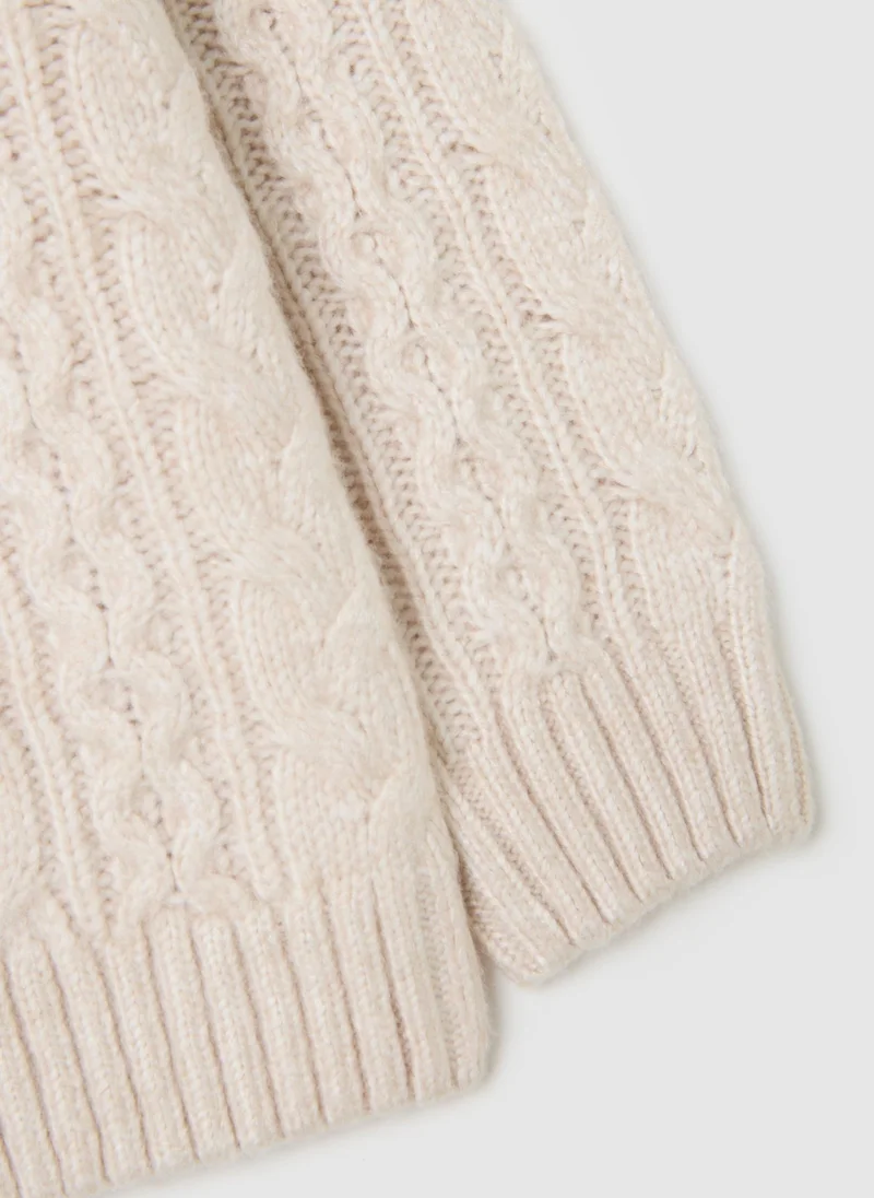 Ovs  OVS Beige Regular Fit Baby Cardigan With Buttons for Women | Best Price UAE