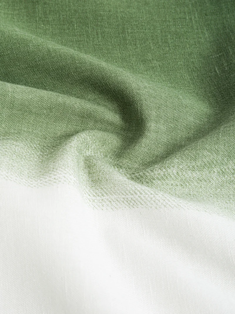 Beyoung Green Cotton Ombre Shirt