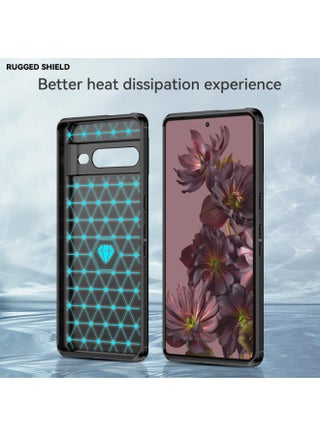for Google Pixel 7 Pro Case Cover, High Quality Slim and Lightweight Brushed Comfortable TPU Soft Feel Cell Phone Protective Case for Google Pixel 7 Pro, Black - view 4