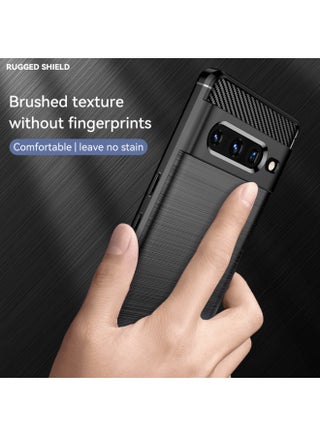for Google Pixel 7 Pro Case Cover, High Quality Slim and Lightweight Brushed Comfortable TPU Soft Feel Cell Phone Protective Case for Google Pixel 7 Pro, Black - view 3