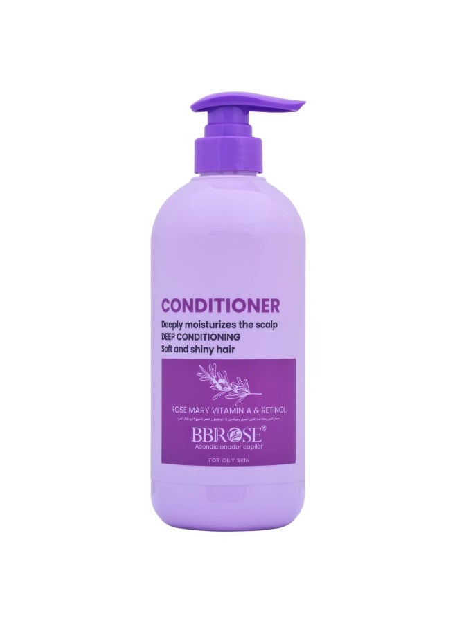 BBROSE Rosemary Hair Conditioner, 800ml, Deep Moisturising Treatment with Vitamin A & Retinol, Anti-Dandruff Formula for Soft & Shiny Hair - Image 1