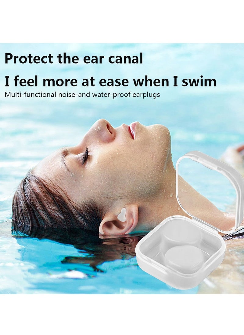 General - 2 packs of silicone mud swimming earplugs for children and adults sleeping earplugs for sleeping with super sound insulation and noise reduction - Image 1