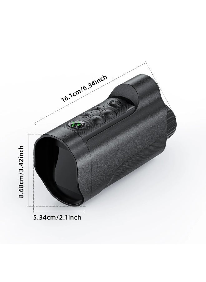 BlueFire 10X Digital Zoom Night Vision Monocular with 2" HD Screen – 2624FT Ultra-Long Range, 12MP Photo & 1080P Video Recording, 850NM IR, USB-C Computer Mode, Tripod Compatible | Ideal for Hunting, Camping, Wildlife Observation & Surveillance  - Image 4