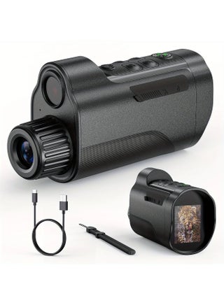 10X Digital Zoom Night Vision Monocular with 2" HD Screen – 2624FT Ultra-Long Range, 12MP Photo & 1080P Video Recording, 850NM IR, USB-C Computer Mode, Tripod Compatible | Ideal for Hunting, Camping, Wildlife Observation & Surveillance - pzsku/Z54AC658855939146B500Z/45/1750667838/77374187-c7aa-4f53-aefb-a78391b97d43