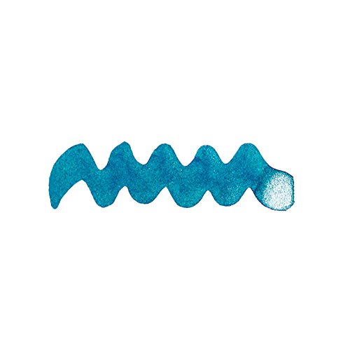 Diamine Shimmer Ink Bottle Arctic Blue 50 ML - Image 2