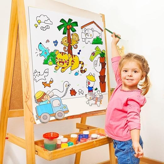 SUNBEET Drawing Paper Roll for Kids, 30 x 300 Cm Large Coloring Poster for Toddlers, Art Paper, Kids Coloring Drawing Paper Roll Best Birthday Gift (Wall Not Sticking)【Mix-Design】 - Image 3