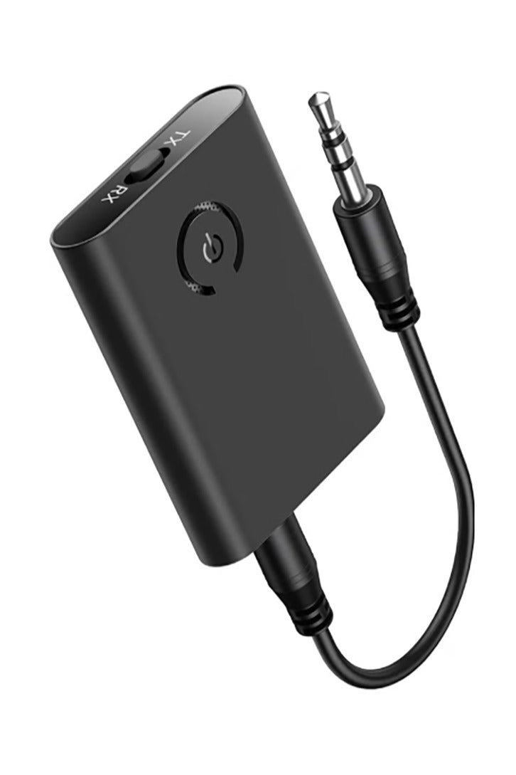 Bluetooth Adapter, Bluetooth 5.0 Transmitter and Receiver,3.5mm Wireless Audio Adapter, AptX Low Latency Dual Link Bluetooth Adapter for TV/PC/Home Sound System/Car - Image 1