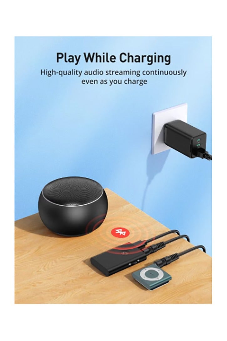 Bluetooth Adapter, Bluetooth 5.0 Transmitter and Receiver,3.5mm Wireless Audio Adapter, AptX Low Latency Dual Link Bluetooth Adapter for TV/PC/Home Sound System/Car - Image 4