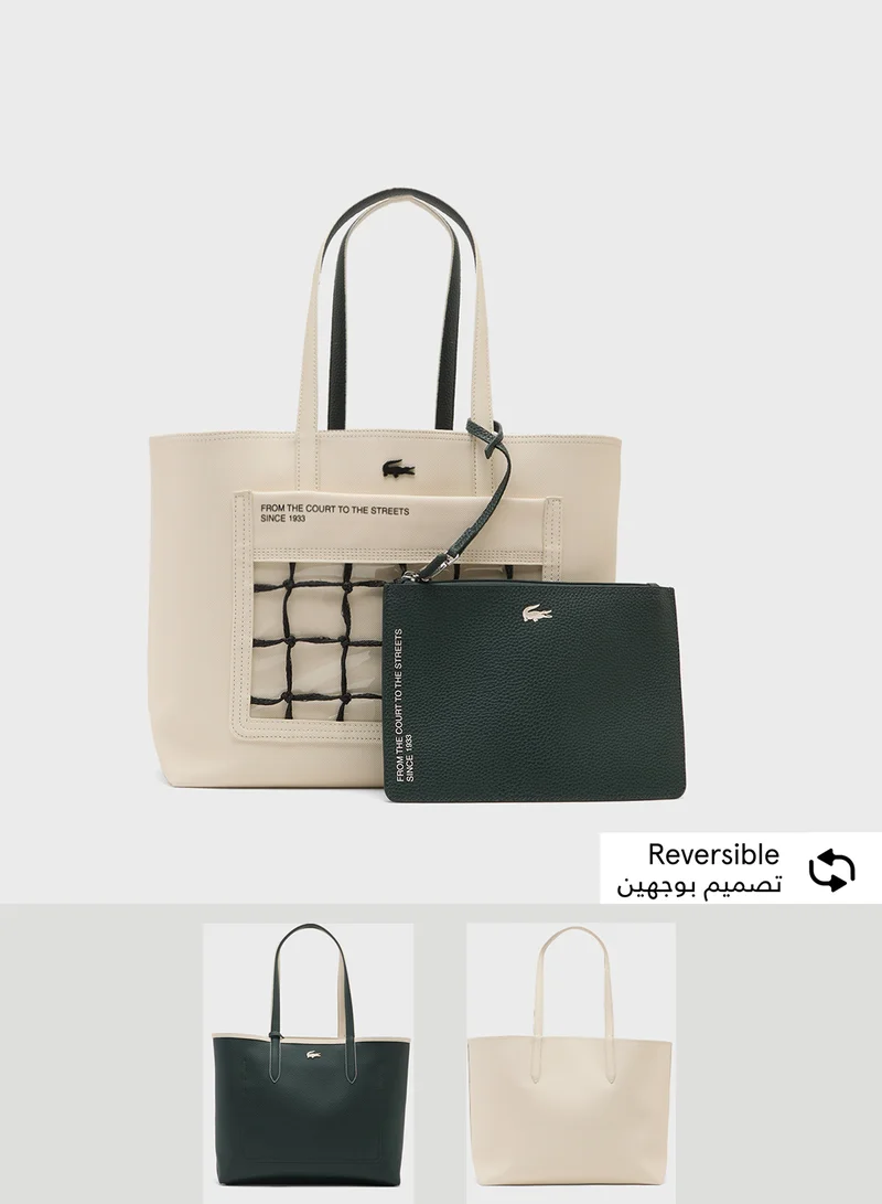 LACOSTE Anna Tote Bag With Clutch