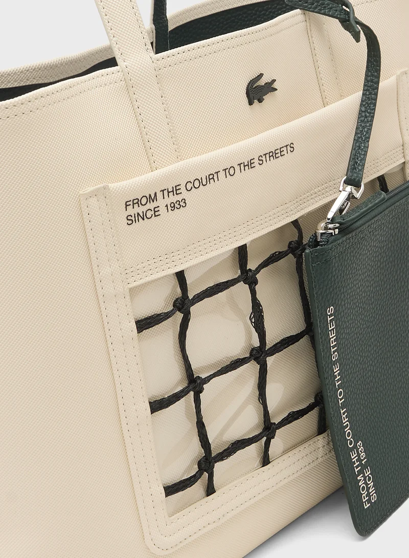 LACOSTE Anna Tote Bag With Clutch