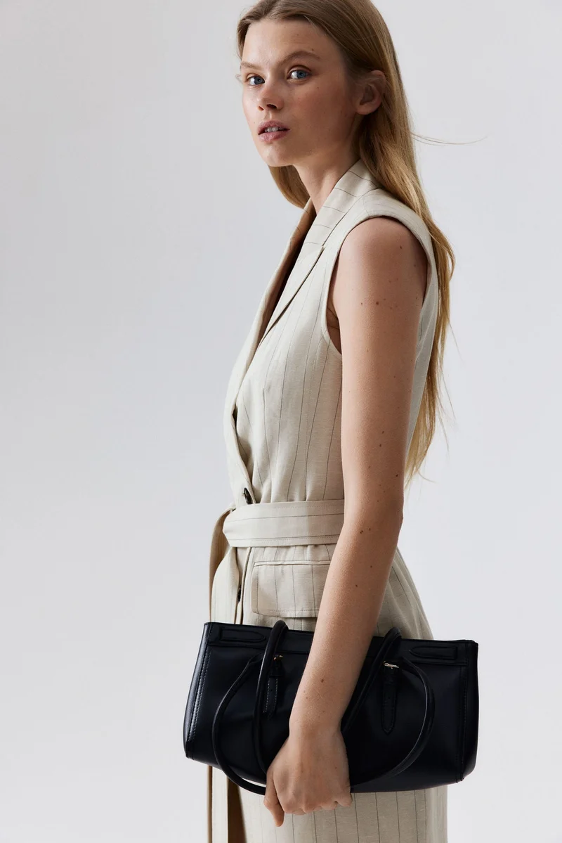 H&M Linen-blend blazer dress