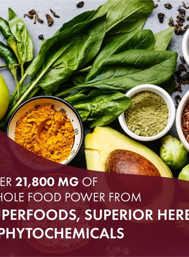 PURE ESSENCE LABS LifeEssence Multivitamin for Women and Men - Natural Herbal Supplement - Vitamin D, Vitamin D3, Vitamin B12, Biotin with Whole Foods (120 Tablets) - Image 4