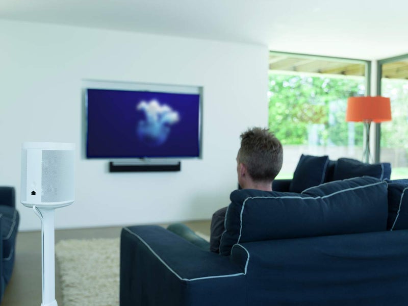 Flexson Adjustable Floor Stands for SONOS One and SONOS Play:1 (Pair, White) - Image 2