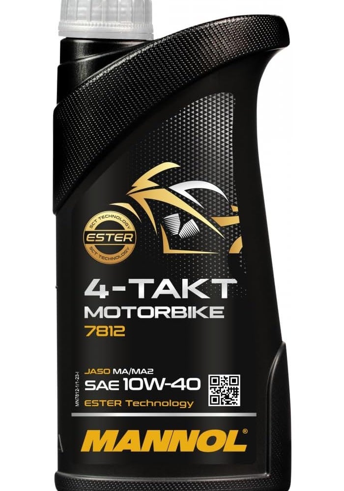 MANNOL HTE - Mannol Germany Engine Oil for 4 Stroke ATV/Motorbike/Quad bike, 7812, 1Ltr 10W-40 - Image 1