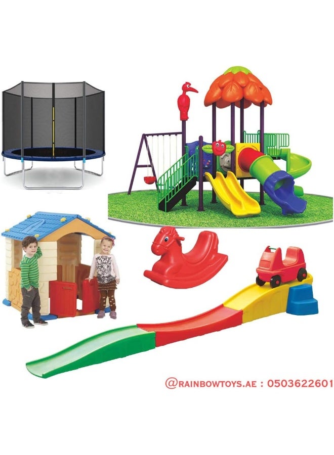 Rainbow Toys Backyard Discovery Tucson & Playground Equipment All In One Set Slide for kids and Swings for kids toys Offers - Image 2