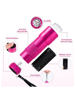 Excefore LED Nail Lamp Mini UV LED Nail Lamp Portable USB Quickly Nail Dryer UV LED Light for Nails Gel Nails Nail Extension Travel Manicure Home DIY Salon Lamp Thumb Mini Nail Lamp (Flashlight)  - Image 5