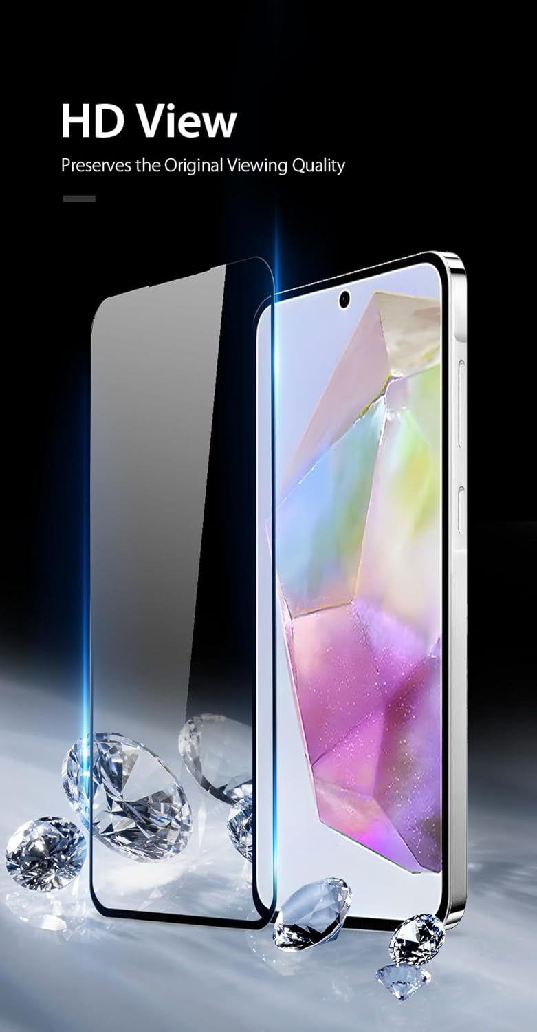 XTRENGTH Advanced HD+ Tempered Glass Screen Protector Designed for Samsung Galaxy S22 / S23 5G - Edge to Edge Full Screen Coverage with Easy Installation Kit (Anti-Scratch) - Image 3