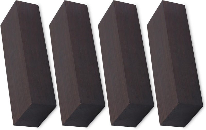 [Multiple useful functions] 4Pcs Ebony Lumber Block, 12x4x2.5cm Wood Handle Blank Plate, Solid Hardwood Timber for Instrument Making, Knife Scales, DIY Tools, Carving Multiple useful functions Safe material Reduce daily hassle Genuine product Exclusive bargain Fast delivery to major cities Affordable for all customers Upgraded new version Expert recommended Special limited version Fast delivery across KSA Professional manufacture Lightweight & portable Latest available item Made per KSA market demand Top pick for Saudi summer Daily essential E-commerce hot item Long lasting durability New & improved Elegant design End season clearance Long term daily option Family favorite - Image 4