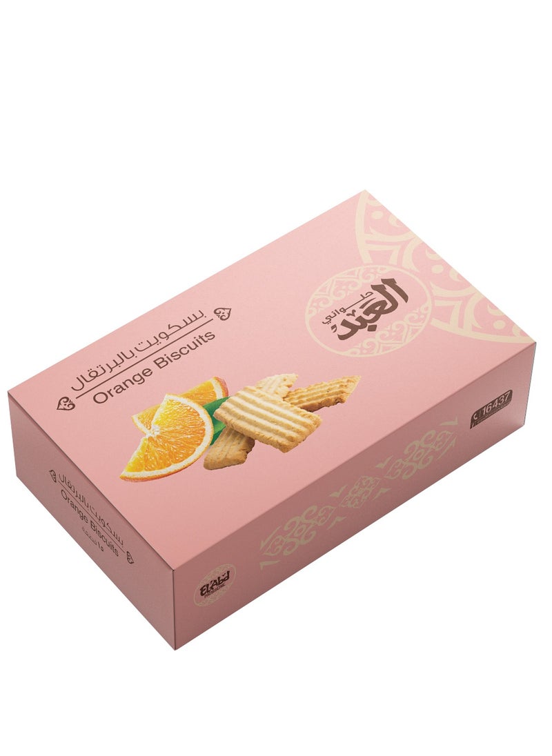 El Abd Orange biscuits - Box 18 PCS 