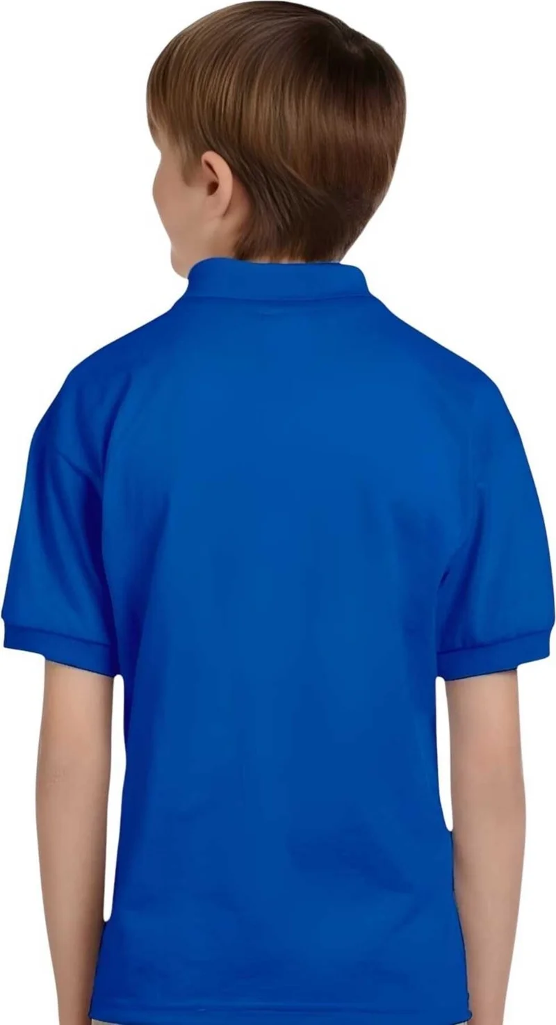 Tezzgelsin 3-Piece Boys Cotton Polo Collar T-Shirt Daily and School Uniform School T-Shirt