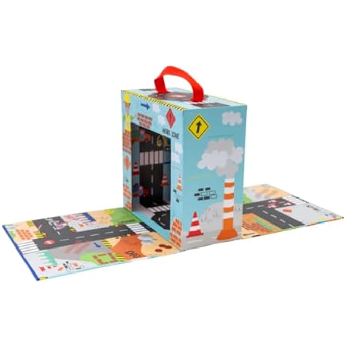 CONSTRUCTION KIDS PLAYBOX, 15 WOODEN PIECE, 9.25 INCH - Image 4