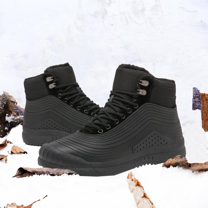 ulogu Snow Boots Women Waterproof Insulated Black Duck Boots with Fur Lined Warm Ankle Booties Lightweight Comfortable Winter Shoes Zapatos Botas Invierno Para Mujeres - Image 2