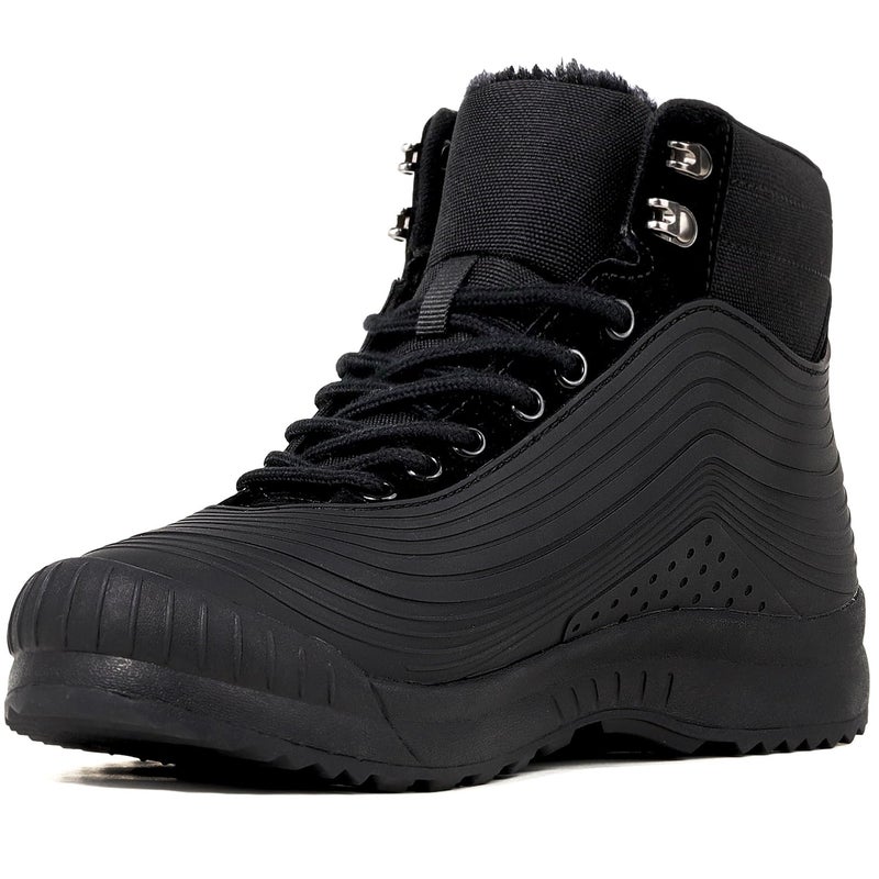 ulogu Snow Boots Women Waterproof Insulated Black Duck Boots with Fur Lined Warm Ankle Booties Lightweight Comfortable Winter Shoes Zapatos Botas Invierno Para Mujeres - Image 1