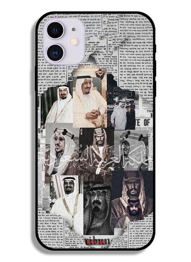 Tolwak - Apple iPhone 12 Protective Case Saudi Kings In News Paper - Image 1