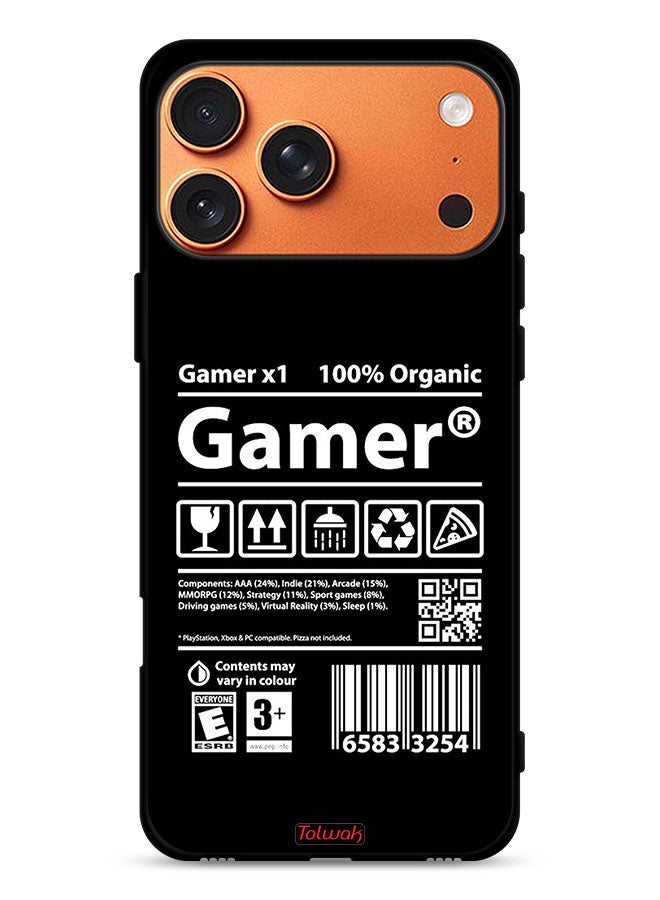 Tolwak Apple iPhone 17 Pro Max Protective Case Cover Gamer Sticker - Image 1