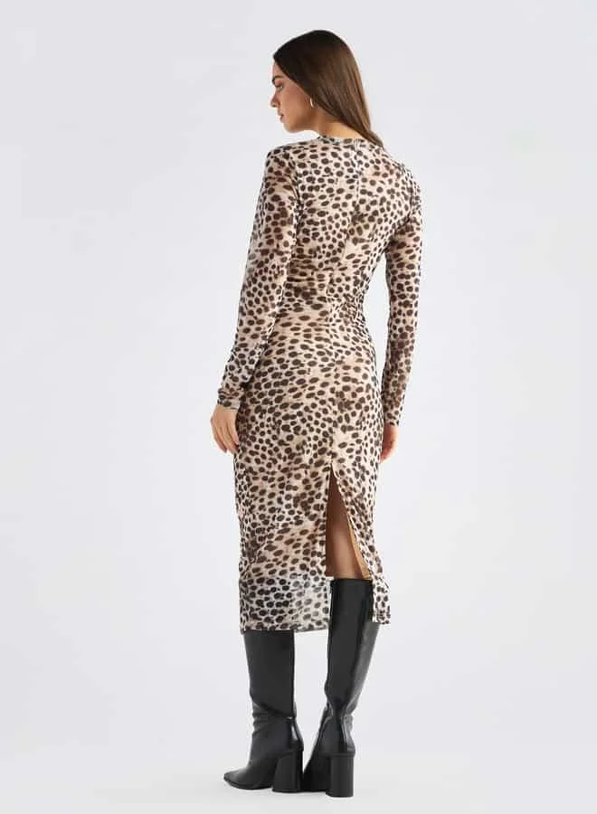 Splash FAV Animal Print Dress