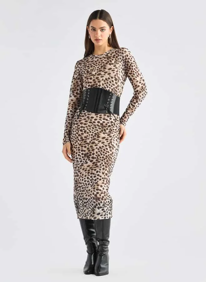 Splash FAV Animal Print Dress